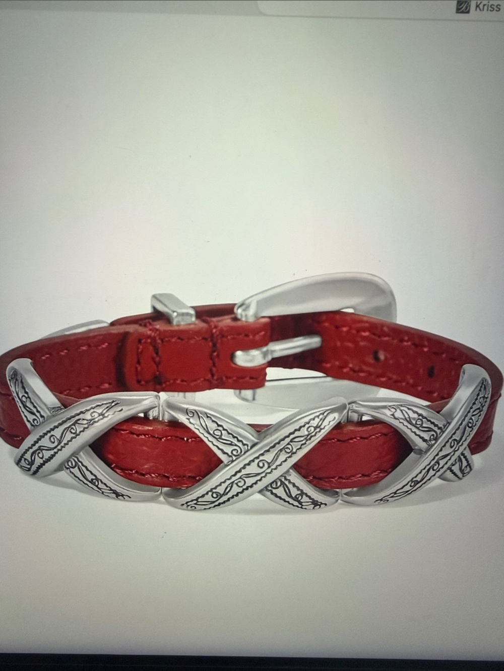 ♥️🆕 Brighton Kriss Kross Etched Bandit Bracelet NWT